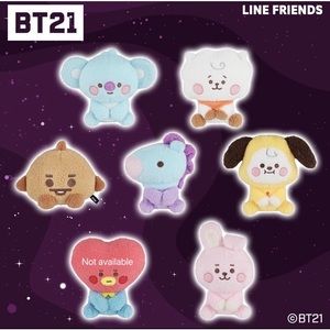 BTS - BT21 - Toreba Exclusive Line Friends Plushy Set of 6